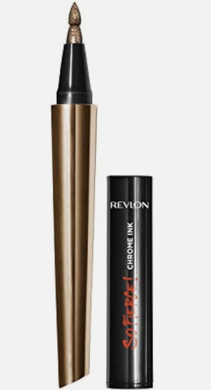 Revlon So Fierce! Chrome Ink Liquid Eyeliner 902 Bronzage 0.03 oz (4 PACK)