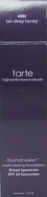 Tarte Babassu Foundcealer Skincare Foundation Broad Spectrum Spf 20 - 49H Tan Deep Honey