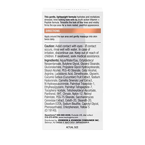Neutrogena Rapid Firming Peptide Multi Action Eye Cream, 0.5 fl. oz