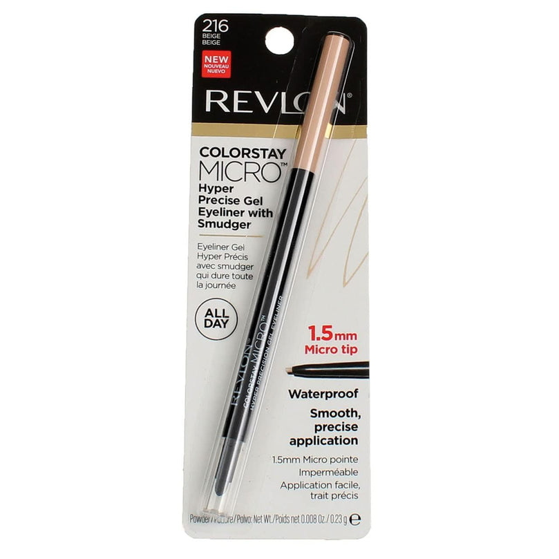 Revlon Colorstay Micro Hyper Precise Gel Eyeliner with Smudger - 219 White