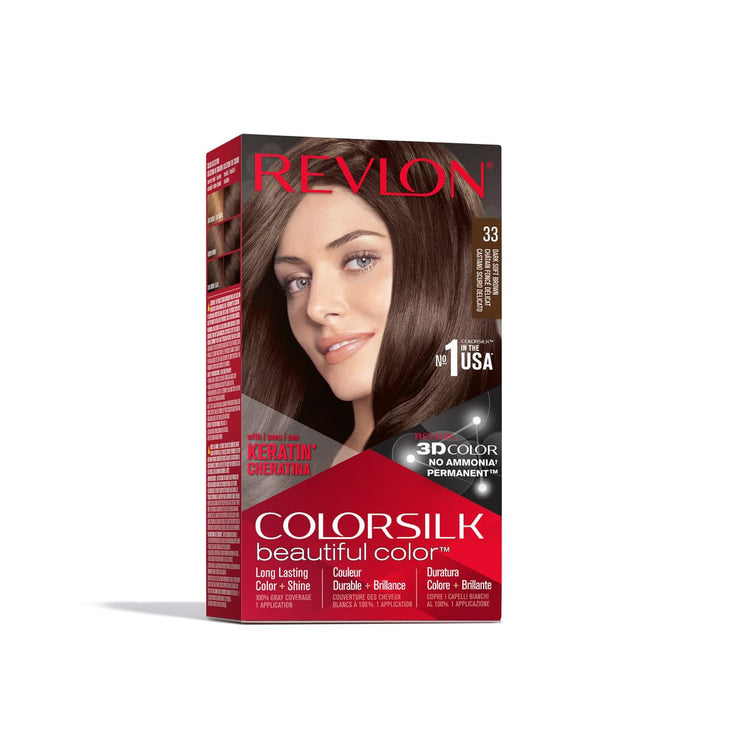 Revlon ColorSilk Beautiful Color 33 Dark Soft Brown