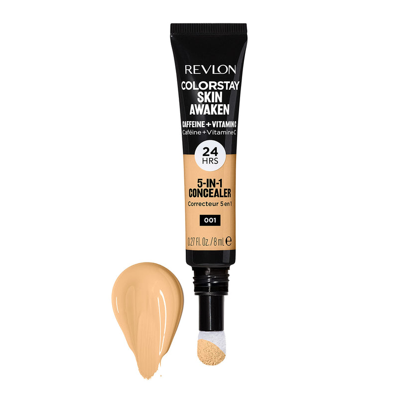 Revlon ColorStay Skin Awaken Cream Concealer Makeup, Longwear, 001 Universal Neutralizer, 0.27 fl oz