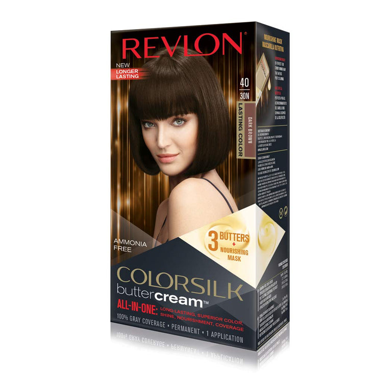 Revlon Luxurious Colorsilk Buttercream, Dark Brown