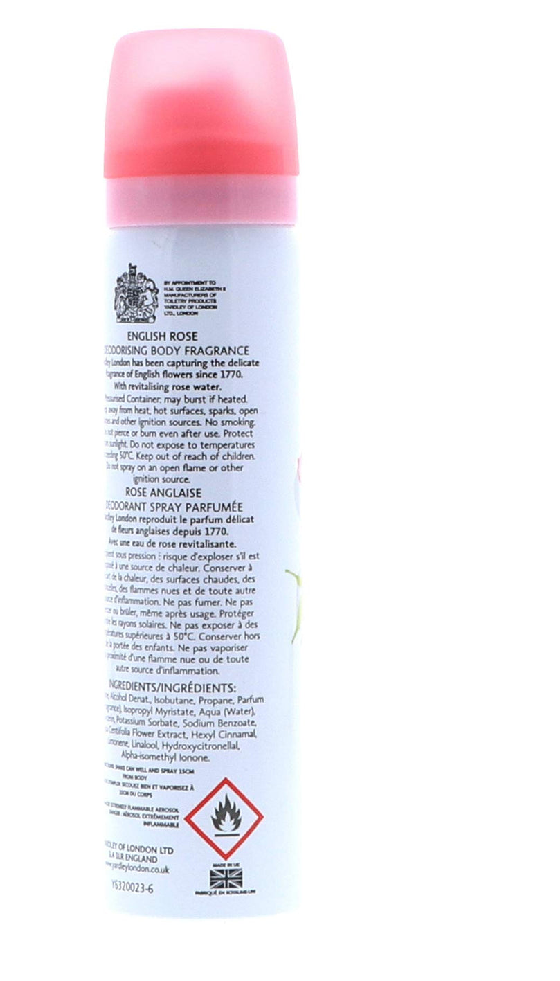 Yardley Of London English Rose Women's 2.6-ounce Refreshing Body Spray (Unboxed)