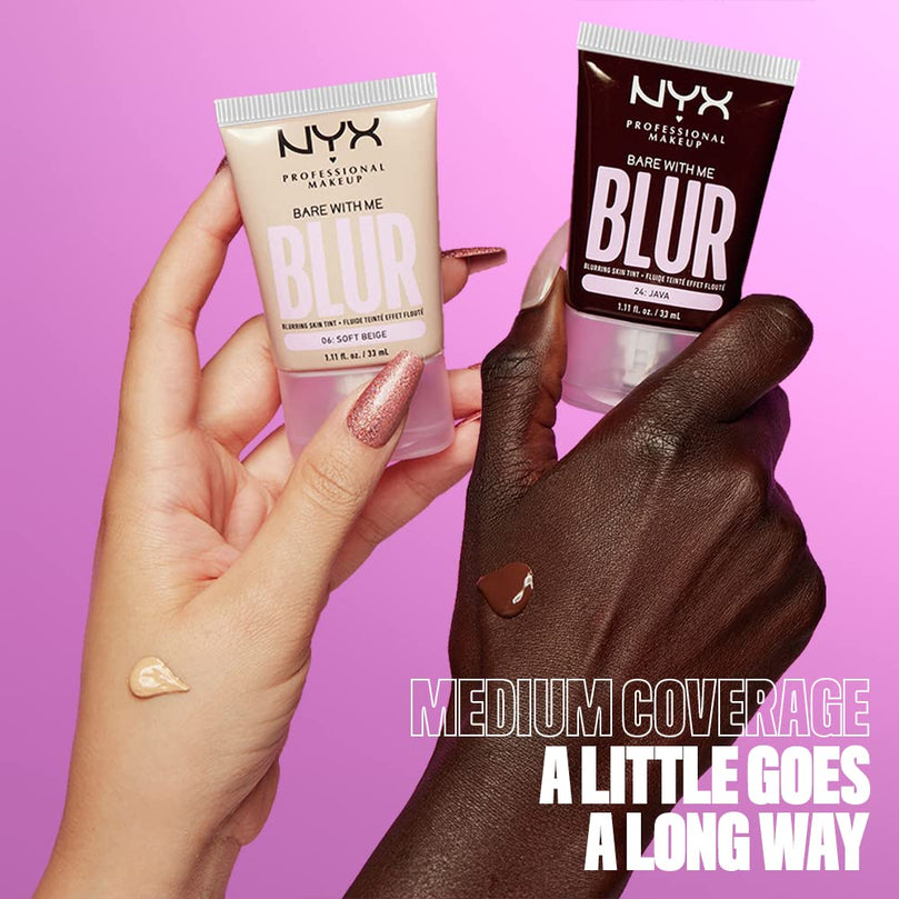 NYX PROFESSIONAL MAKEUP Bare With Me Blur Skin Tint Foundation - Medium Tan