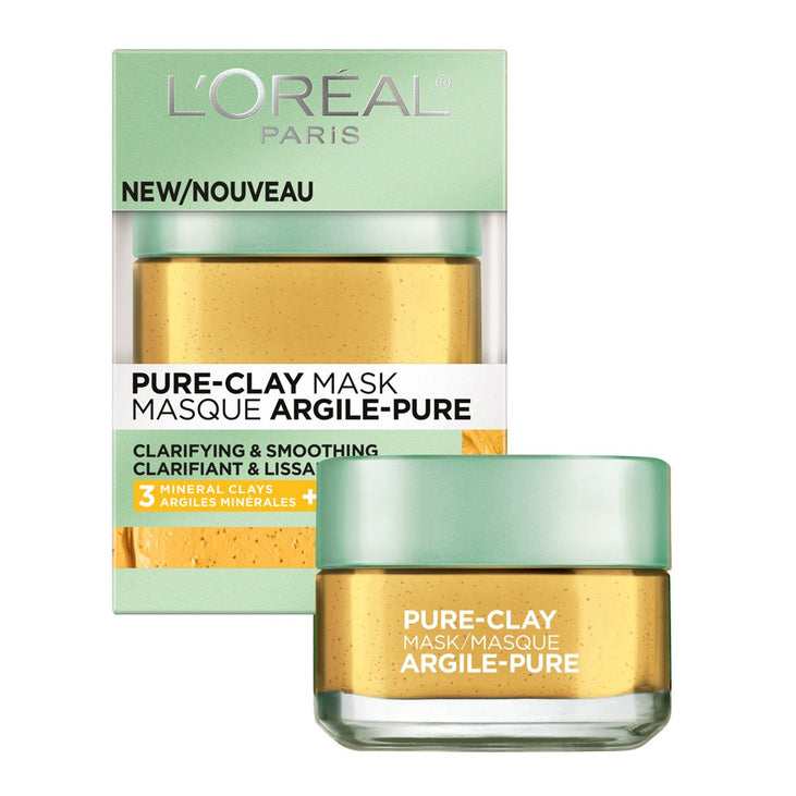 L'Oreal Paris Pure-Clay Mask Clarify & Smooth, 1.7 oz.