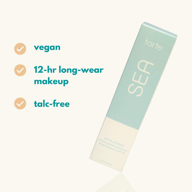 TARTE set & protect mineral sunscreen powder Broad Spectrum SPF 30