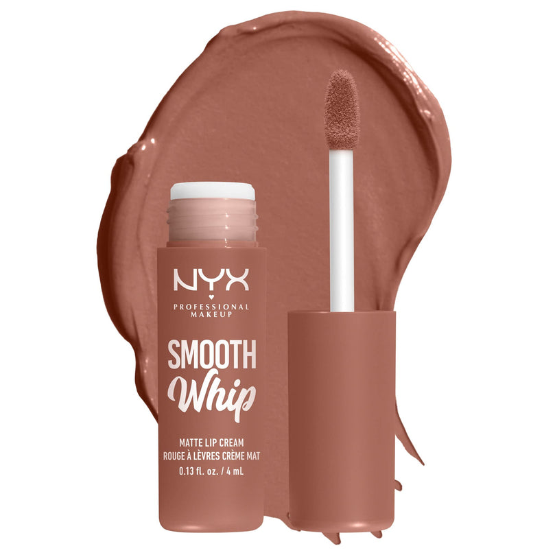 NYX Professional Makeup Smooth Whip Matte Lip Cream, Long Lasting Liquid Lipstick, Pancake Stacks