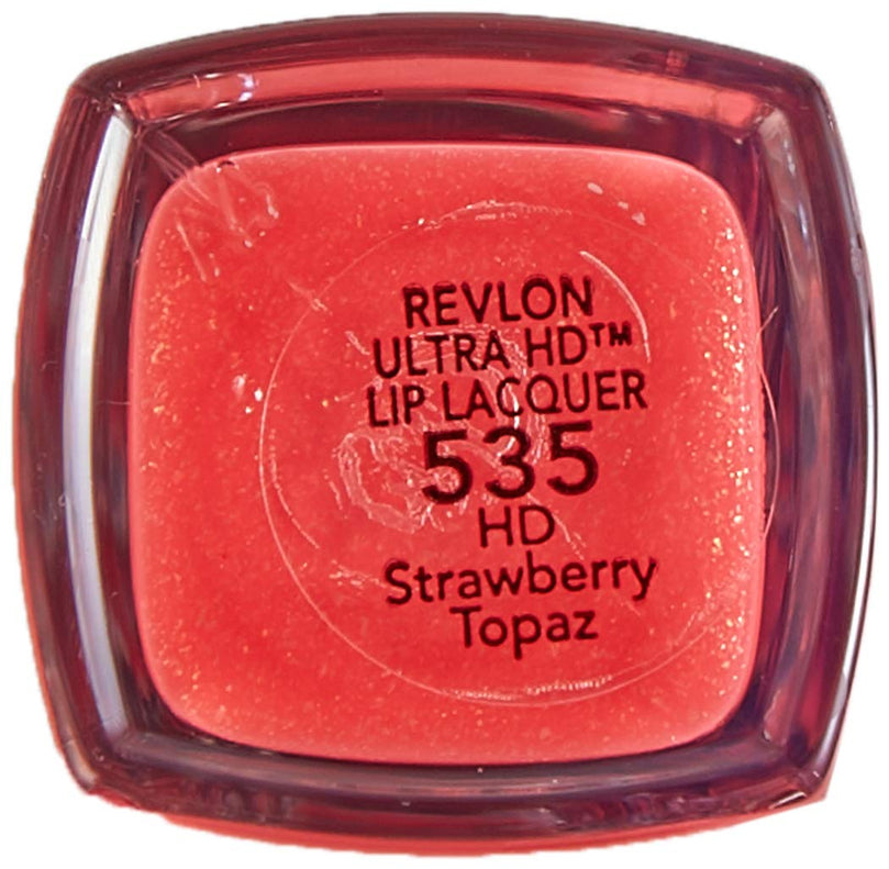 Revlon Ultra HD Lip Lacquer 535 HD Strawberry Topaz 0.20 Fl Oz