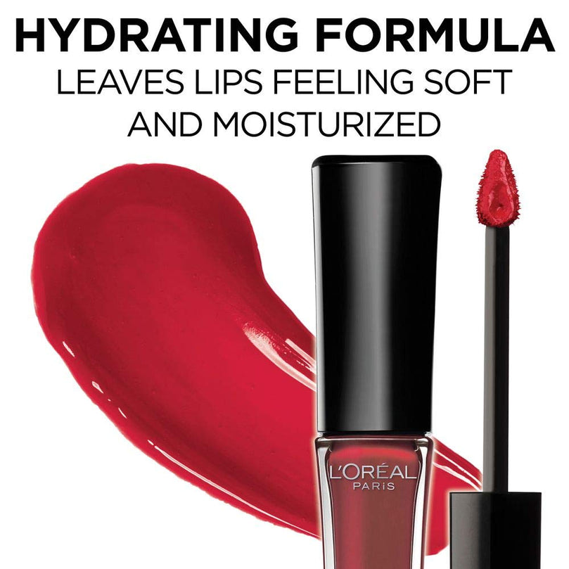 Loreal Paris Makeup Infallible 8 Hour Hydrating Lip Gloss, 715 Raisin, 0.21 Fl Oz