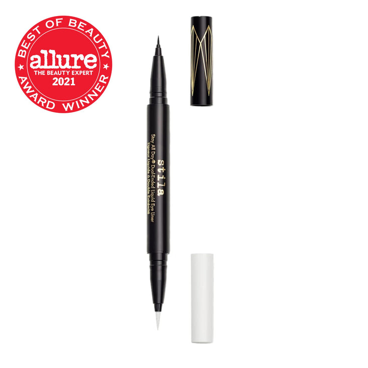 Stila Stay All Day Dual Ended Liquid Eyeliner - Intense Black / Snow