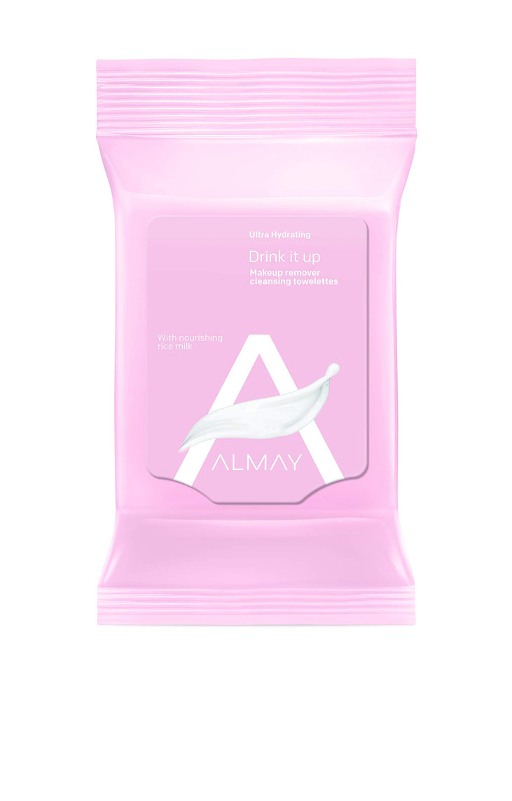 Almay Ultra Hydrating Makeup Remover Cleansing Towelettes, 25 Wipes