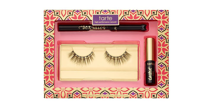 Tarte Sex Kitten Squad Lash & Line 3Pc Limited Edition Holiday Eye Travel Size Gift Set - Eyeliner, Faux Lashes and Tarteist Pro