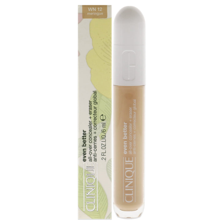 Clinique Even Better All-Over Concealer Plus Eraser - WN 12 Meringue 0.2 oz Concealer