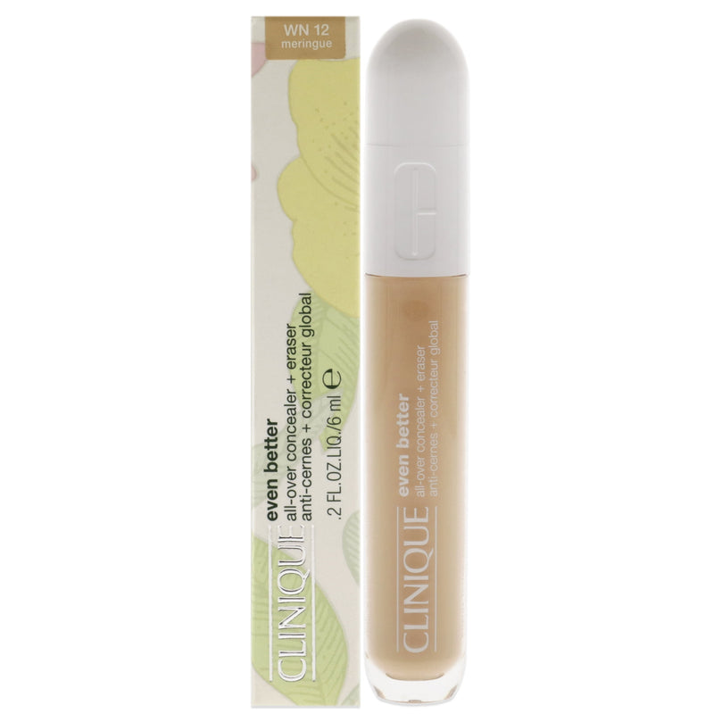 Clinique Even Better All-Over Concealer Plus Eraser - WN 12 Meringue 0.2 oz Concealer