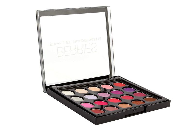 BYS Ablaze Eyeshadow Palette - 20 matte and metallic eyeshadow shades, Mica smooth finish on lids soft easy to blend pigment true to color infinite looks