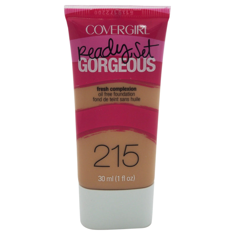 COVERGIRL Ready Set Gorgeous Foundation Warm Beige 215, 1 oz (packaging may vary)