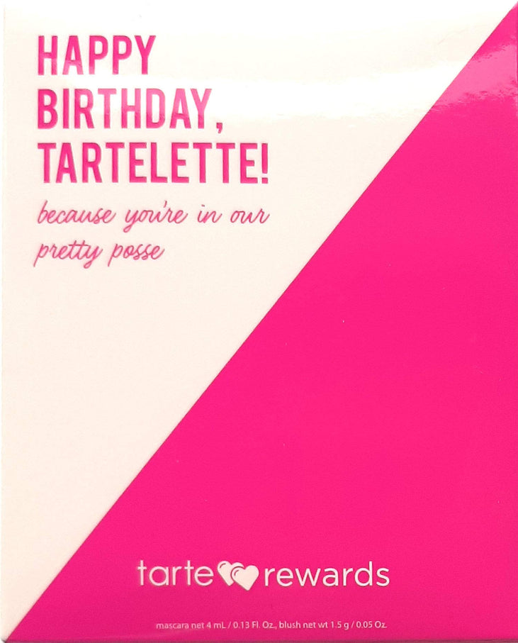 Tarte Birthday Set Limited Edtition: Lights Camera Lashes Mascara and Blush in Quirky, All Travel Size Minis