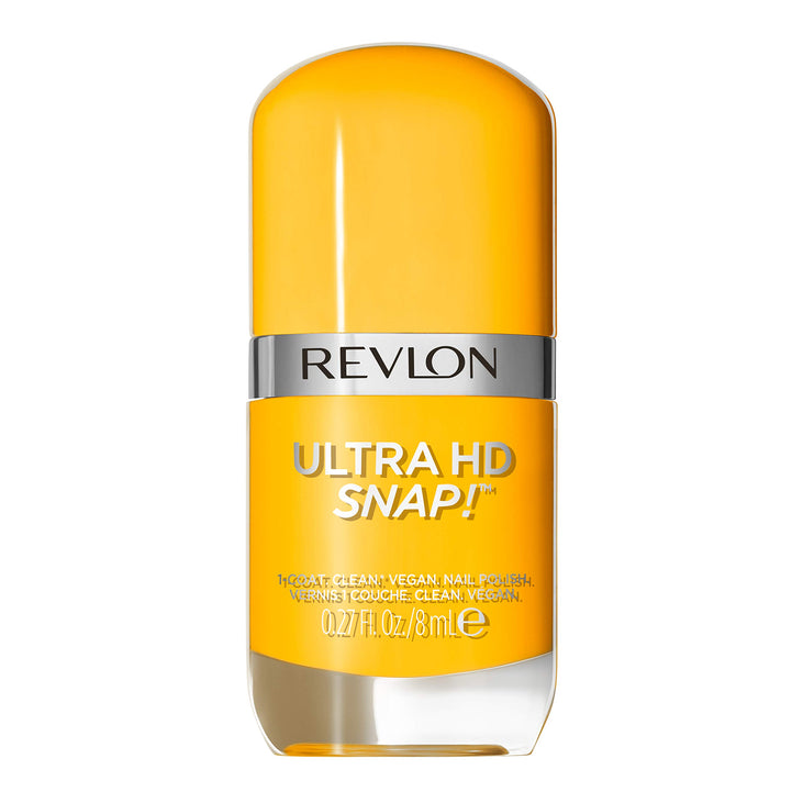 REVLON Ultra HD Snap Nail Color, Natural Rich Glossy Polish, 100% Vegan Formula, No Base or Top Coat Needed, 010 Marigold Maven, 0.27 fl oz