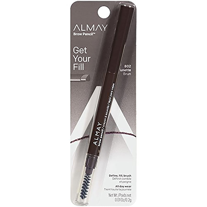 Almay Hypoallergenic Eyebrow Pencil, 802 Brunette