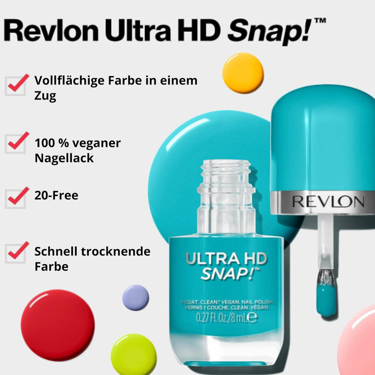 REVLON Ultra HD Snap Nail Color 001 Early Bird, 0.27 fl oz