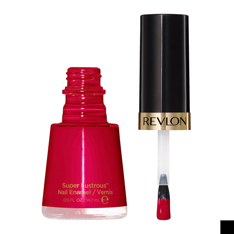 Revlon Super Lustrous Chip Resistant Nail Polish, Revlon Red, 0.5 fl oz Bottle