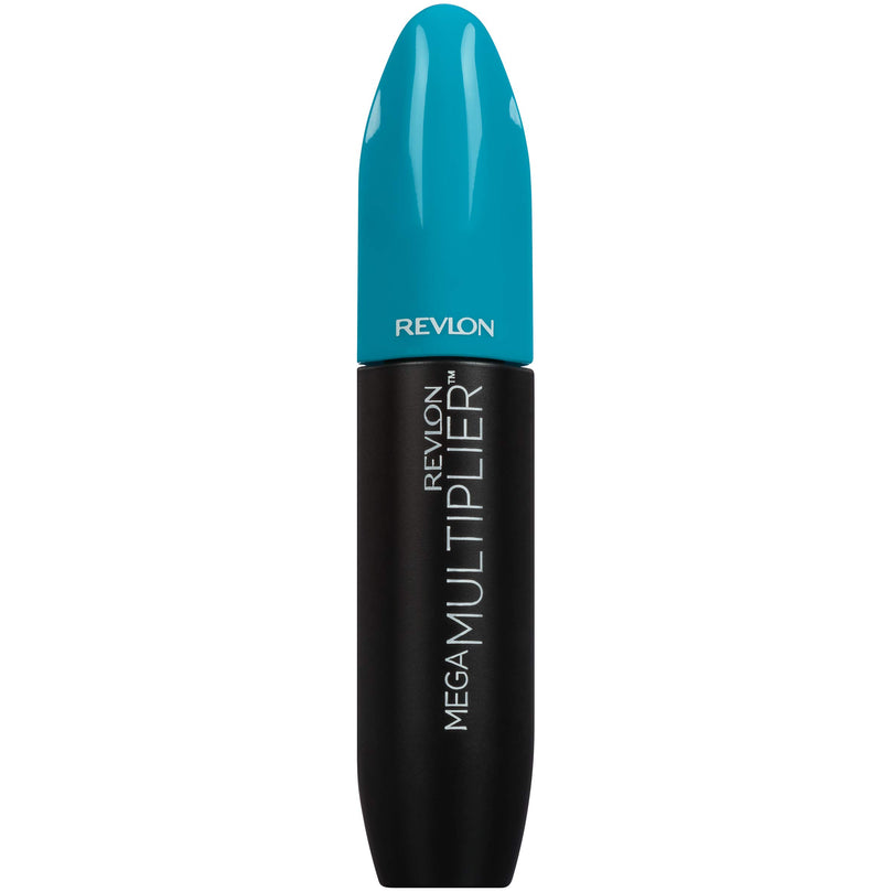 Revlon Mega Multiplier Mascara, Smudgeproof Eye Makeup, 804 Plum Brown, 0.28 fl oz