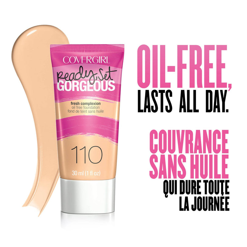 COVERGIRL Ready Set Gorgeous Foundation Soft Sable 320, 1 oz (packaging may vary)