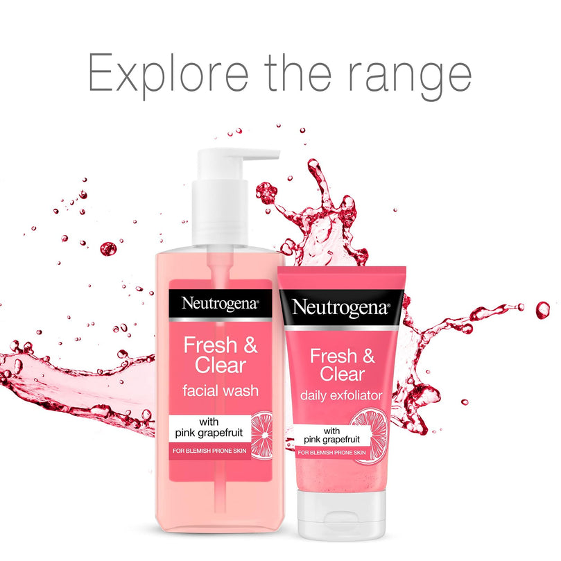 Neutrogena Fresh & Clear Facial Wash with Pink Grapefruit 200ml