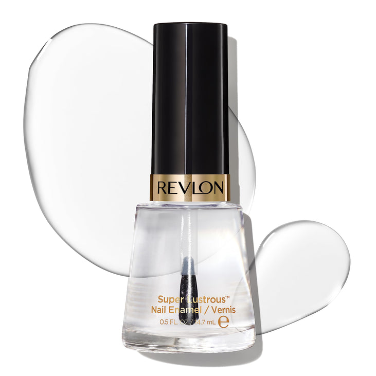 Revlon Super Lustrous Chip Resistant Nail Polish, Clear, 0.5 fl oz Bottle