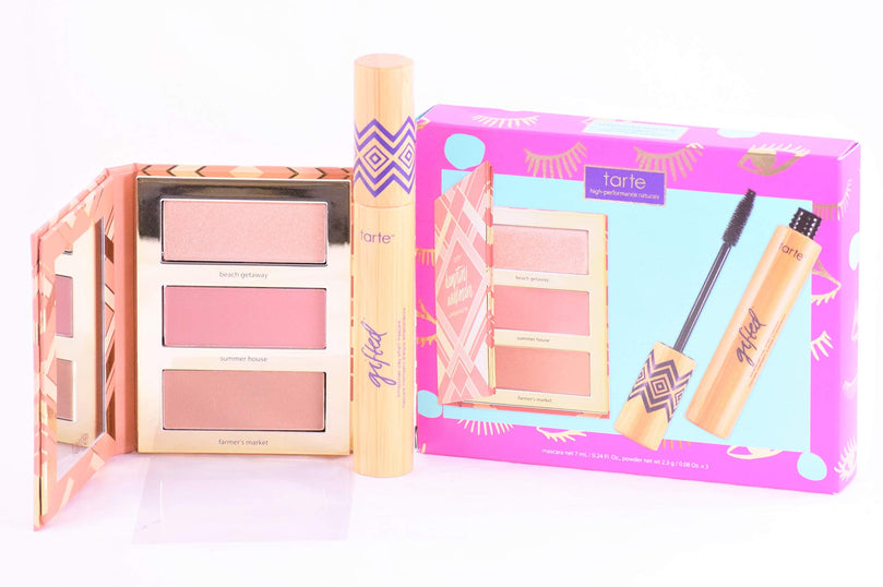 Tarte WEEKEND WARRIOR Color Contour Collection Hamptons Weekender + Gifted Mascara