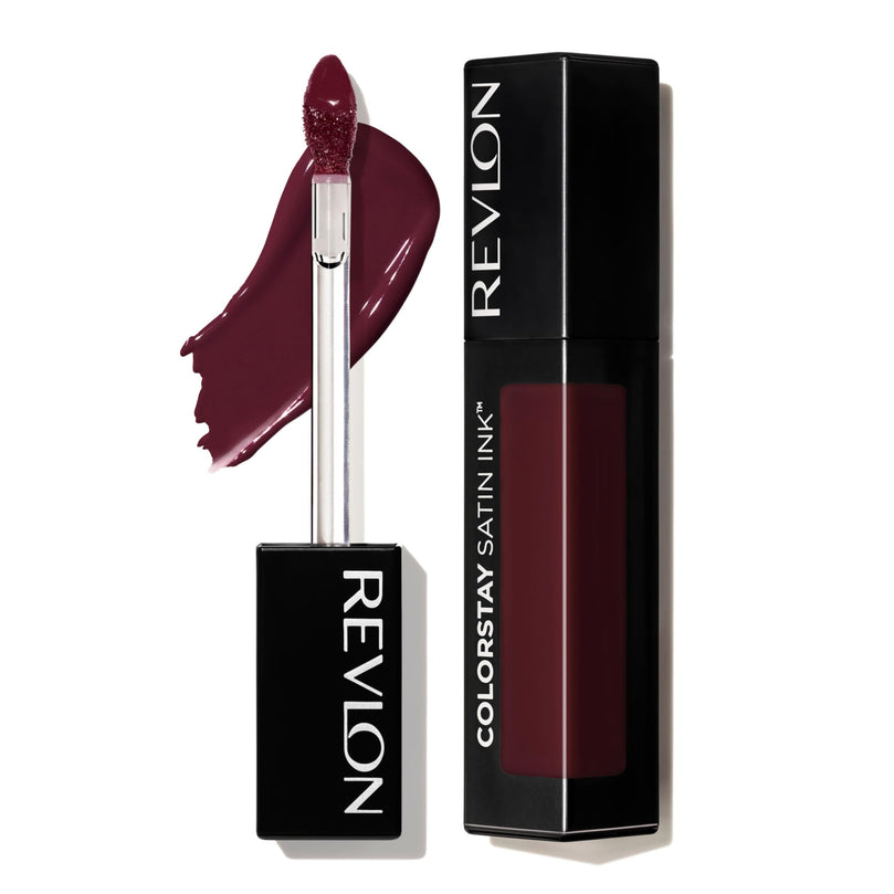 Revlon ColorStay Satin Ink Crown Jewels Long Lasting Lipstick with Vitamin E, 035 Reigning Red