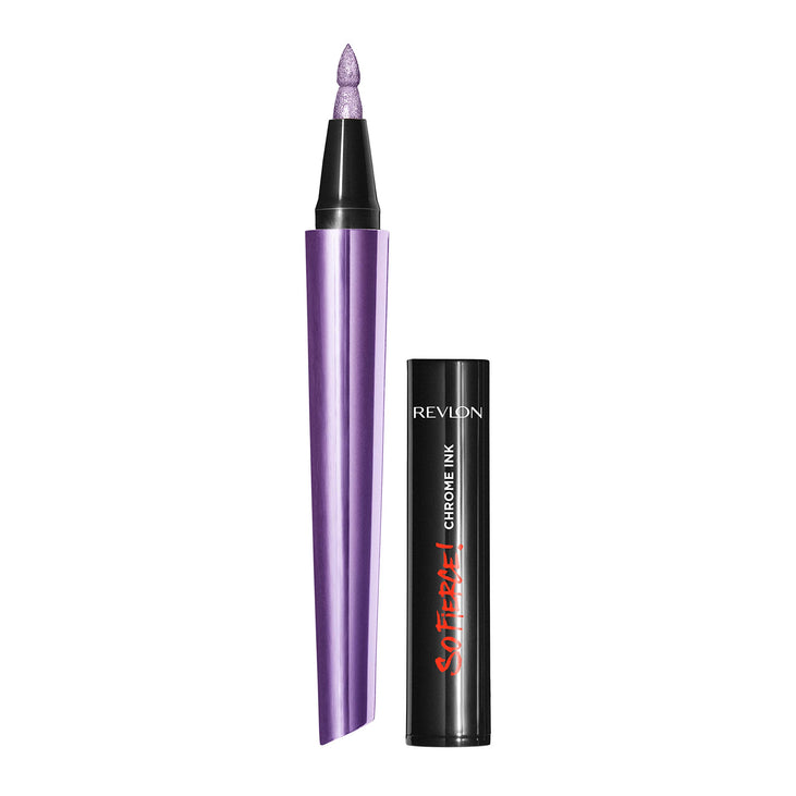 Revlon So Fierce! Chrome Ink Liquid Eyeliner Pen, 904 Ultraviolet Foil