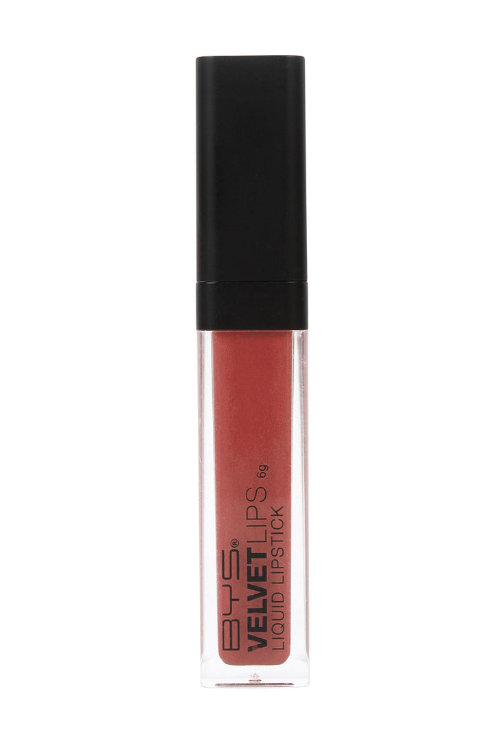 BYS Velvet Lips Liquid Lipstick Wine Burgundy Red