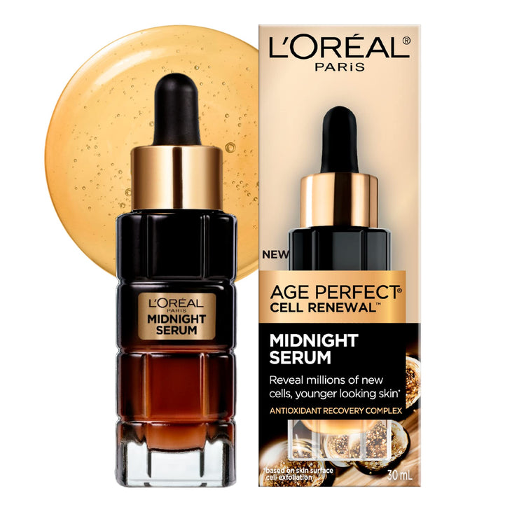 L'Oreal Paris Age Perfect Cell Renewal Midnight Serum, 1 fl oz