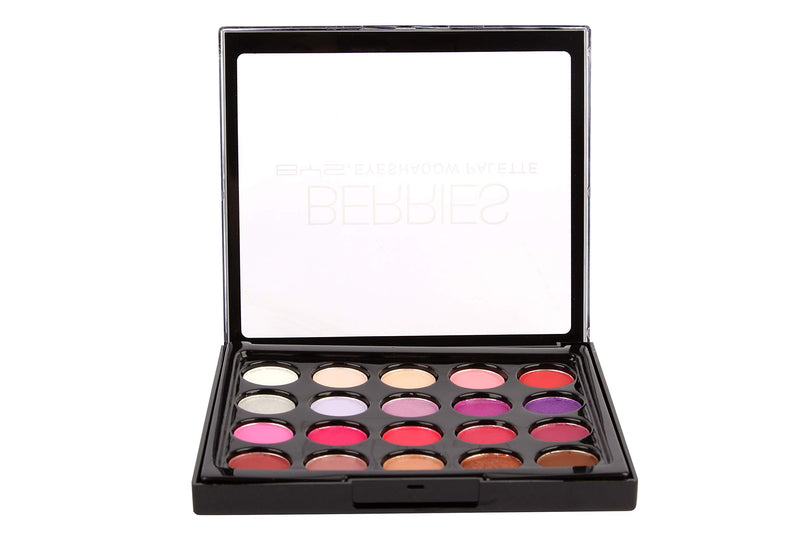 BYS Ablaze Eyeshadow Palette - 20 matte and metallic eyeshadow shades, Mica smooth finish on lids soft easy to blend pigment true to color infinite looks