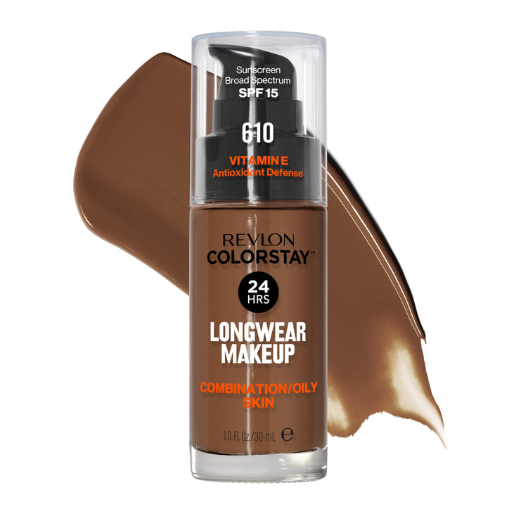 Revlon ColorStay Liquid Foundation Combination / Oily Skin - 610 Espresso 1.0 oz
