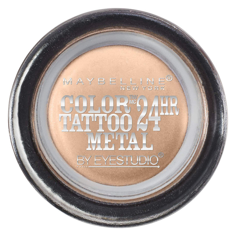 Maybelline Eyestudio ColorTattoo Metal 24HR Cream Gel Eye Shadow, Barely Branded