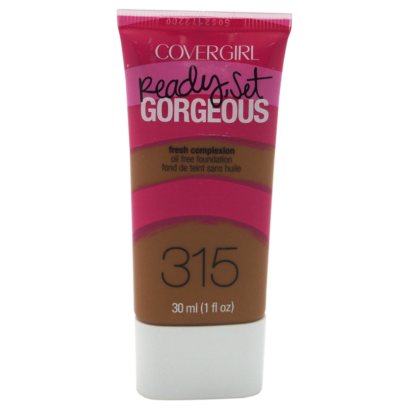 COVERGIRL Ready Set Gorgeous Foundation Tawny 315, 1 oz (packaging may vary)