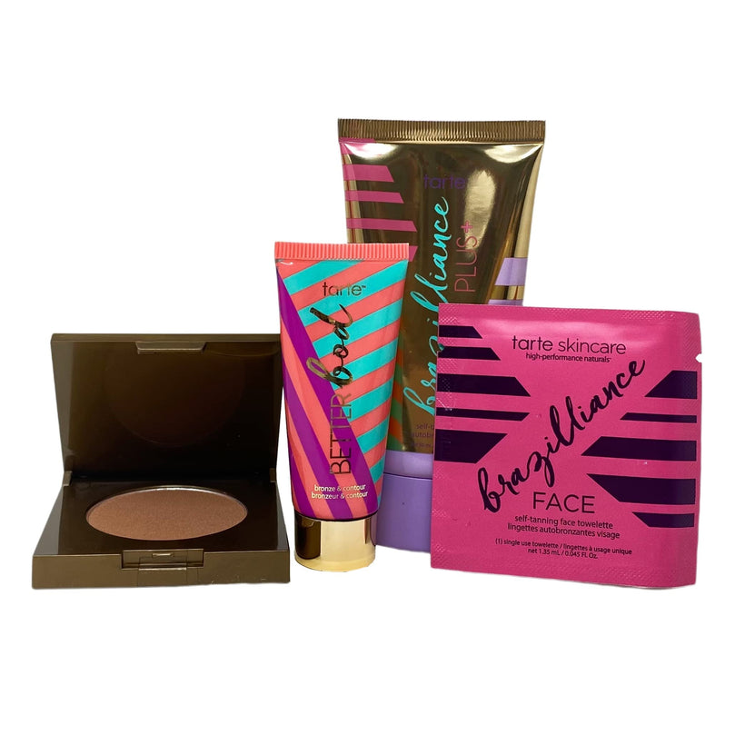 Tarte Girls Just Wanna Have Sun 4 Piece Set - Better Bod, Park Ave Princess Bronzer, Brazilliance Self Tanner