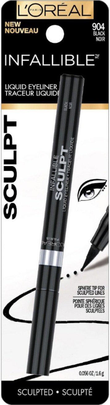 L'Oreal Paris Infallible Sculpt Liquid Eyeliner, Black