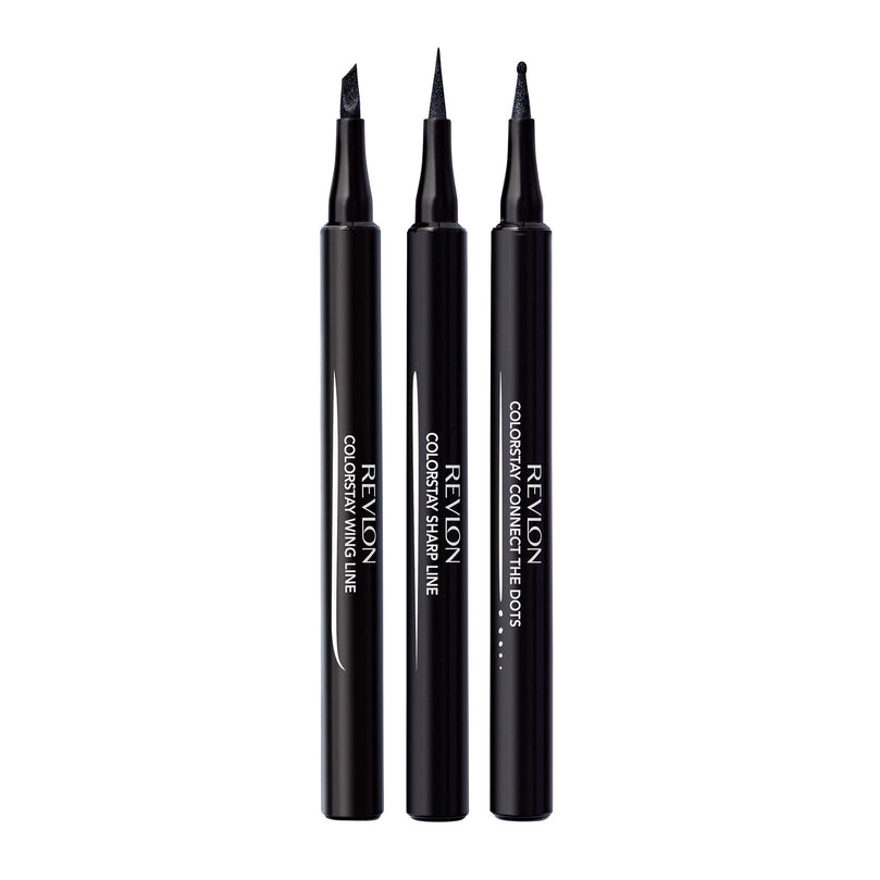 Revlon ColorStay Connect The Dots Long Wearing Liquid Eyeliner Pen, 001 Blackest Black