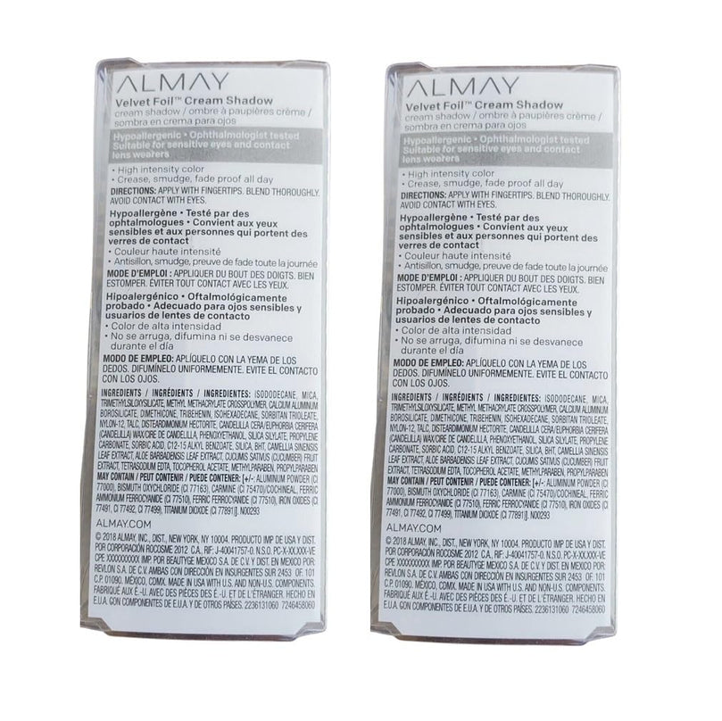 Almay Velvet Foil Cream Shadow, Lunar Disco 60, 0.36 fl oz