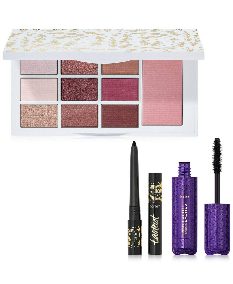 Tarte Warm Winter Wishes Set Palette, Tartiest Gel Liner, Lights Camera Lashes