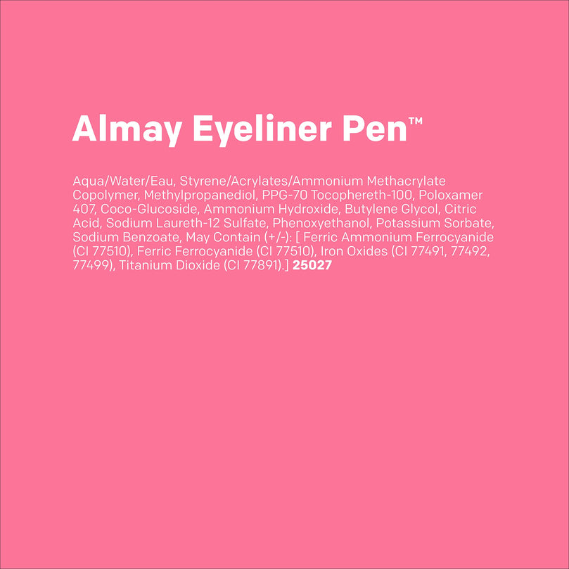 Almay Pen Eyeliner, 208 Black, 0.56 Oz