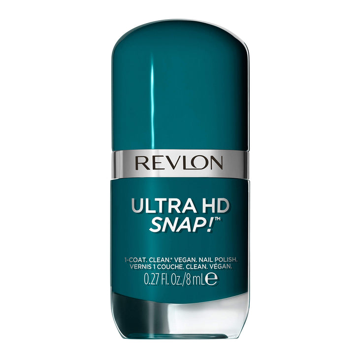 REVLON Ultra HD Snap Nail Color, Natural Rich Glossy Polish, 100% Vegan Formula, No Base or Top Coat Needed, 023 Daredevil, 0.27 fl oz