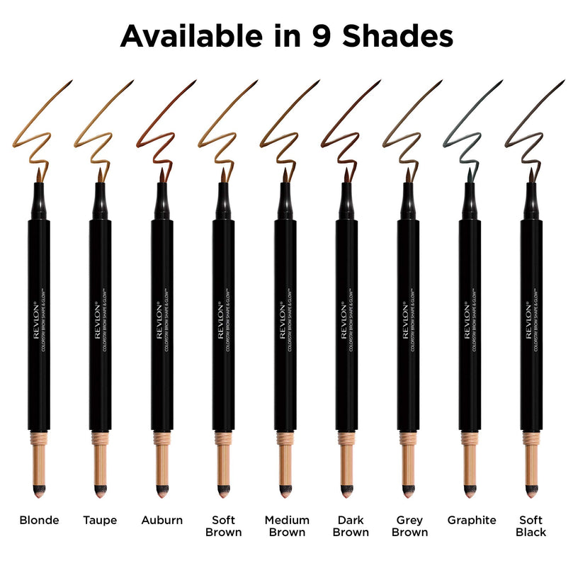 Revlon Shape and Glow Brow Pencil, Dark Brown