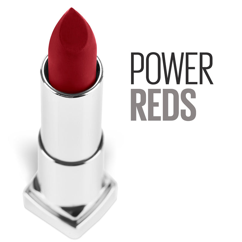 Maybelline New York Color Sensational Red Lipstick Matte Lipstick, Dynamite Red, 0.15 Ounce, 1 Count