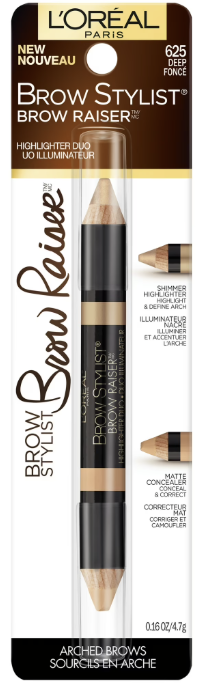 Loreal Paris Brow Stylist Brow Raiser Highlighter Duo #625 Deep