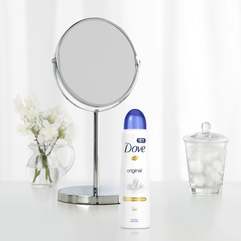 Dove Original Aerosol AntiPerspirant Deodorant 150ml Pack of 3